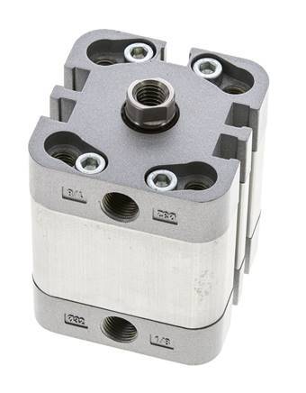 ISO 21287 Kompakter doppeltwirkender Zylinder 32-15mm - Magnetisch
