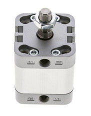 ISO 21287 Doppeltwirkender Kompaktzylinder 32-15mm - Magnetisch - Außengewinde
