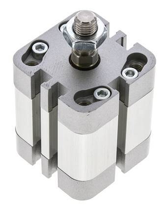 ISO 21287 Doppeltwirkender Kompaktzylinder 32-15mm - Magnetisch - Außengewinde