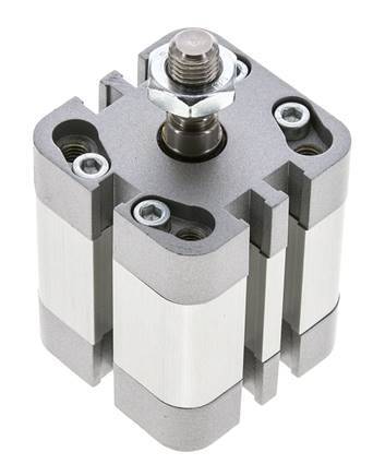 ISO 21287 Doppeltwirkender Kompaktzylinder 32-15mm - Magnetisch - Außengewinde