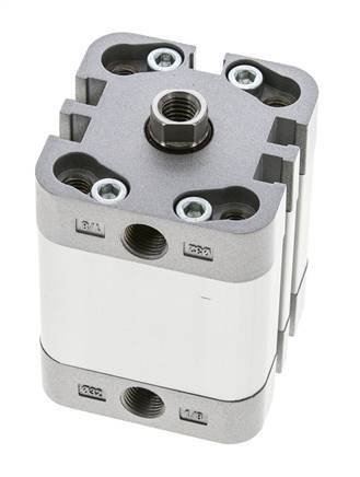 ISO 21287 Kompakter doppeltwirkender Zylinder 32-20mm - Magnetisch