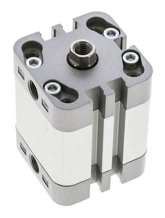 ISO 21287 Kompakter doppeltwirkender Zylinder 32-20mm - Magnetisch