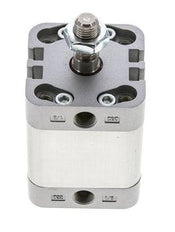 ISO 21287 Doppeltwirkender Kompaktzylinder 32-20mm - Magnetisch - Stange mit Außengewinde