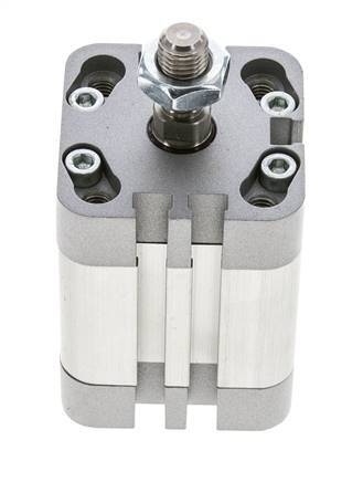 ISO 21287 Doppeltwirkender Kompaktzylinder 32-20mm - Magnetisch - Stange mit Außengewinde