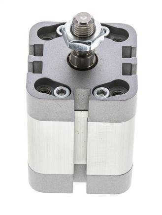 ISO 21287 Doppeltwirkender Kompaktzylinder 32-20mm - Magnetisch - Stange mit Außengewinde