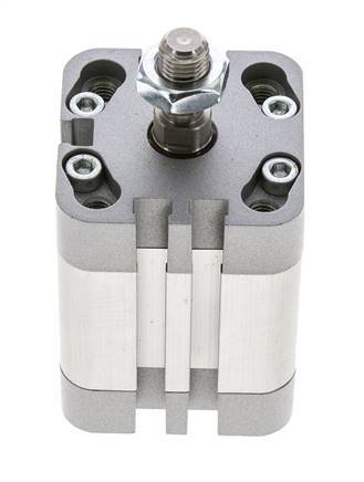 ISO 21287 Doppeltwirkender Kompaktzylinder 32-20mm - Magnetisch - Stange mit Außengewinde
