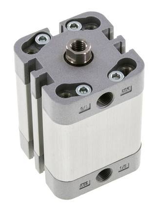 ISO 21287 Compact Double Acting Cylinder 32-25mm - Magnetic