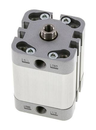 ISO 21287 Kompakter doppeltwirkender Zylinder 32-25mm - Magnetisch