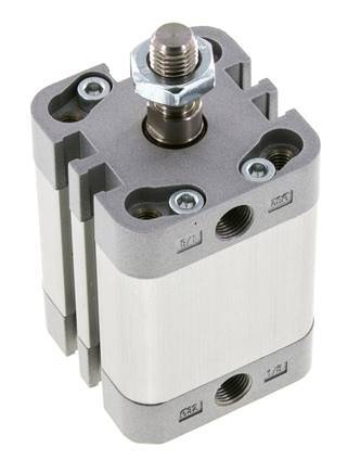ISO 21287 Compact Double Acting Cylinder 32-25mm - Magnetic - Male Rod