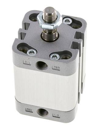ISO 21287 Doppeltwirkender Kompaktzylinder 32-25mm - Magnetisch - Stange mit Außengewinde