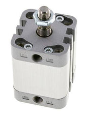 ISO 21287 Doppeltwirkender Kompaktzylinder 32-25mm - Magnetisch - Stange mit Außengewinde