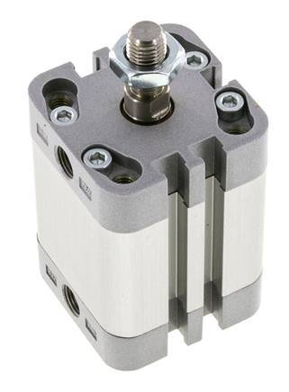 ISO 21287 Doppeltwirkender Kompaktzylinder 32-25mm - Magnetisch - Stange mit Außengewinde