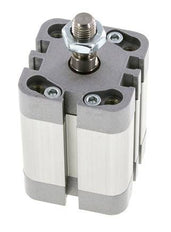 ISO 21287 Doppeltwirkender Kompaktzylinder 32-25mm - Magnetisch - Stange mit Außengewinde