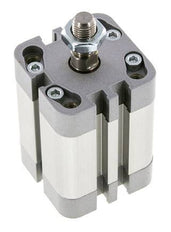 ISO 21287 Doppeltwirkender Kompaktzylinder 32-25mm - Magnetisch - Stange mit Außengewinde