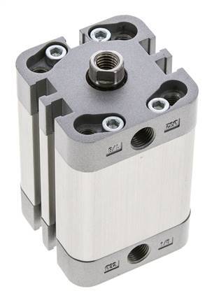 ISO 21287 Kompakter doppeltwirkender Zylinder 32-30mm - Magnetisch