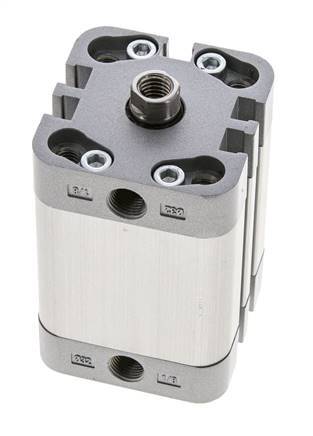 ISO 21287 Kompakter doppeltwirkender Zylinder 32-30mm - Magnetisch
