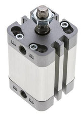 ISO 21287 Doppeltwirkender Kompaktzylinder 32-30mm - Magnetisch - Stange mit Außengewinde
