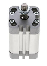 ISO 21287 Doppeltwirkender Kompaktzylinder 32-30mm - Magnetisch - Stange mit Außengewinde