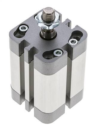 ISO 21287 Doppeltwirkender Kompaktzylinder 32-30mm - Magnetisch - Stange mit Außengewinde