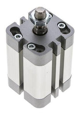 ISO 21287 Doppeltwirkender Kompaktzylinder 32-30mm - Magnetisch - Stange mit Außengewinde