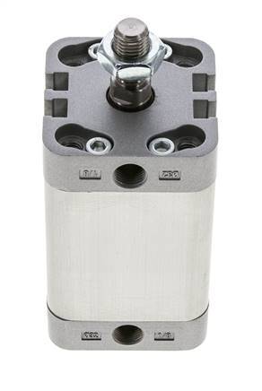 ISO 21287 Doppeltwirkender Kompaktzylinder 32-40mm - Magnetisch - Stange mit Außengewinde