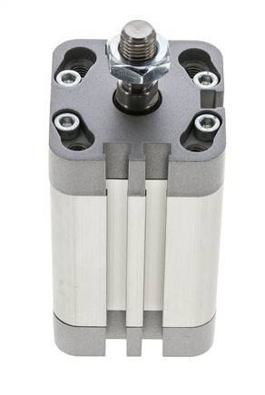 ISO 21287 Doppeltwirkender Kompaktzylinder 32-40mm - Magnetisch - Stange mit Außengewinde