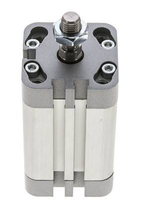 ISO 21287 Doppeltwirkender Kompaktzylinder 32-40mm - Magnetisch - Stange mit Außengewinde