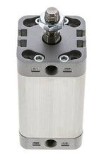 ISO 21287 Kompakter doppeltwirkender Zylinder 32-50mm - Magnetisch - Stange mit Außengewinde