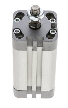ISO 21287 Kompakter doppeltwirkender Zylinder 32-50mm - Magnetisch - Stange mit Außengewinde