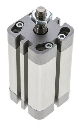 ISO 21287 Kompakter doppeltwirkender Zylinder 32-50mm - Magnetisch - Stange mit Außengewinde