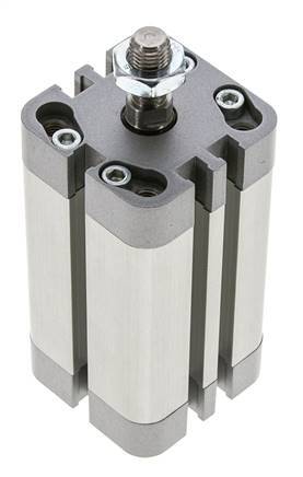 ISO 21287 Kompakter doppeltwirkender Zylinder 32-50mm - Magnetisch - Stange mit Außengewinde