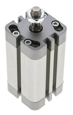 ISO 21287 Kompakter doppeltwirkender Zylinder 32-50mm - Magnetisch - Stange mit Außengewinde