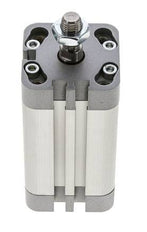 ISO 21287 Kompakter doppeltwirkender Zylinder 32-50mm - Magnetisch - Stange mit Außengewinde
