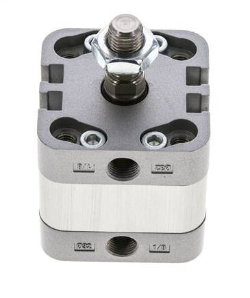 ISO 21287 Doppeltwirkender Kompaktzylinder 32-5mm - Magnetisch - Außengewinde