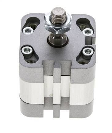 ISO 21287 Doppeltwirkender Kompaktzylinder 32-5mm - Magnetisch - Außengewinde