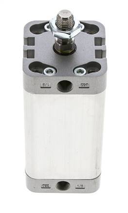 ISO 21287 Doppeltwirkender Kompaktzylinder 32-60mm - Magnetisch - Stange mit Außengewinde