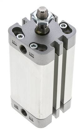 ISO 21287 Doppeltwirkender Kompaktzylinder 32-60mm - Magnetisch - Stange mit Außengewinde