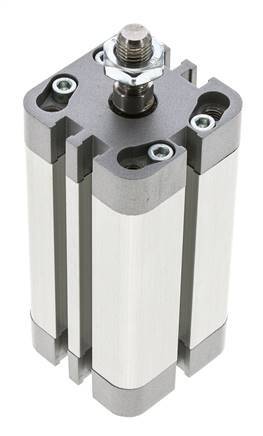 ISO 21287 Doppeltwirkender Kompaktzylinder 32-60mm - Magnetisch - Stange mit Außengewinde