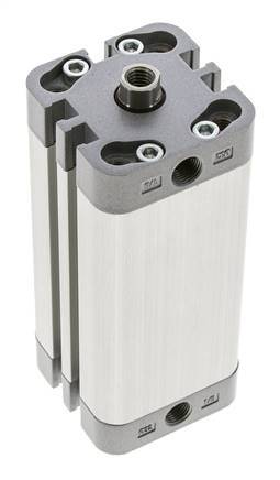 ISO 21287 Kompakter doppeltwirkender Zylinder 32-70mm - Magnetisch