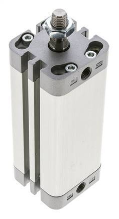 ISO 21287 Kompakter doppeltwirkender Zylinder 32-80mm - Magnetisch - Stange mit Außengewinde