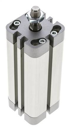ISO 21287 Kompakter doppeltwirkender Zylinder 32-80mm - Magnetisch - Stange mit Außengewinde