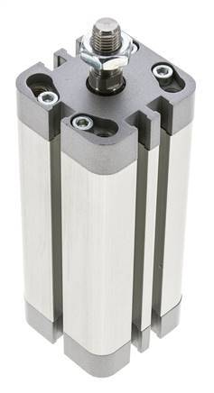 ISO 21287 Kompakter doppeltwirkender Zylinder 32-80mm - Magnetisch - Stange mit Außengewinde