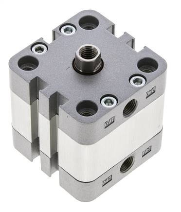 ISO 21287 Kompakter doppeltwirkender Zylinder 40-10mm - Magnetisch