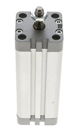 ISO 21287 Kompakter doppeltwirkender Zylinder 40-100mm - Magnetisch - Stange mit Außengewinde