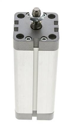 ISO 21287 Kompakter doppeltwirkender Zylinder 40-100mm - Magnetisch - Stange mit Außengewinde
