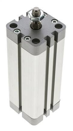 ISO 21287 Kompakter doppeltwirkender Zylinder 40-100mm - Magnetisch - Stange mit Außengewinde