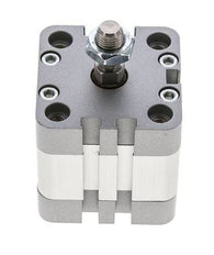 ISO 21287 Doppeltwirkender Kompaktzylinder 40-10mm - Magnetisch - Stange mit Außengewinde
