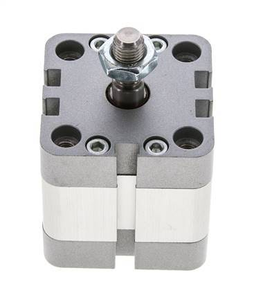 ISO 21287 Doppeltwirkender Kompaktzylinder 40-10mm - Magnetisch - Stange mit Außengewinde