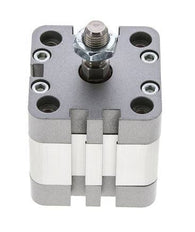ISO 21287 Doppeltwirkender Kompaktzylinder 40-10mm - Magnetisch - Stange mit Außengewinde