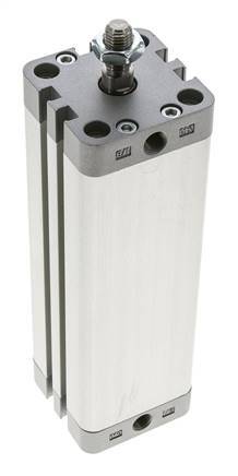 ISO 21287 Doppeltwirkender Kompaktzylinder 40-125mm - Magnetisch - Stange mit Außengewinde